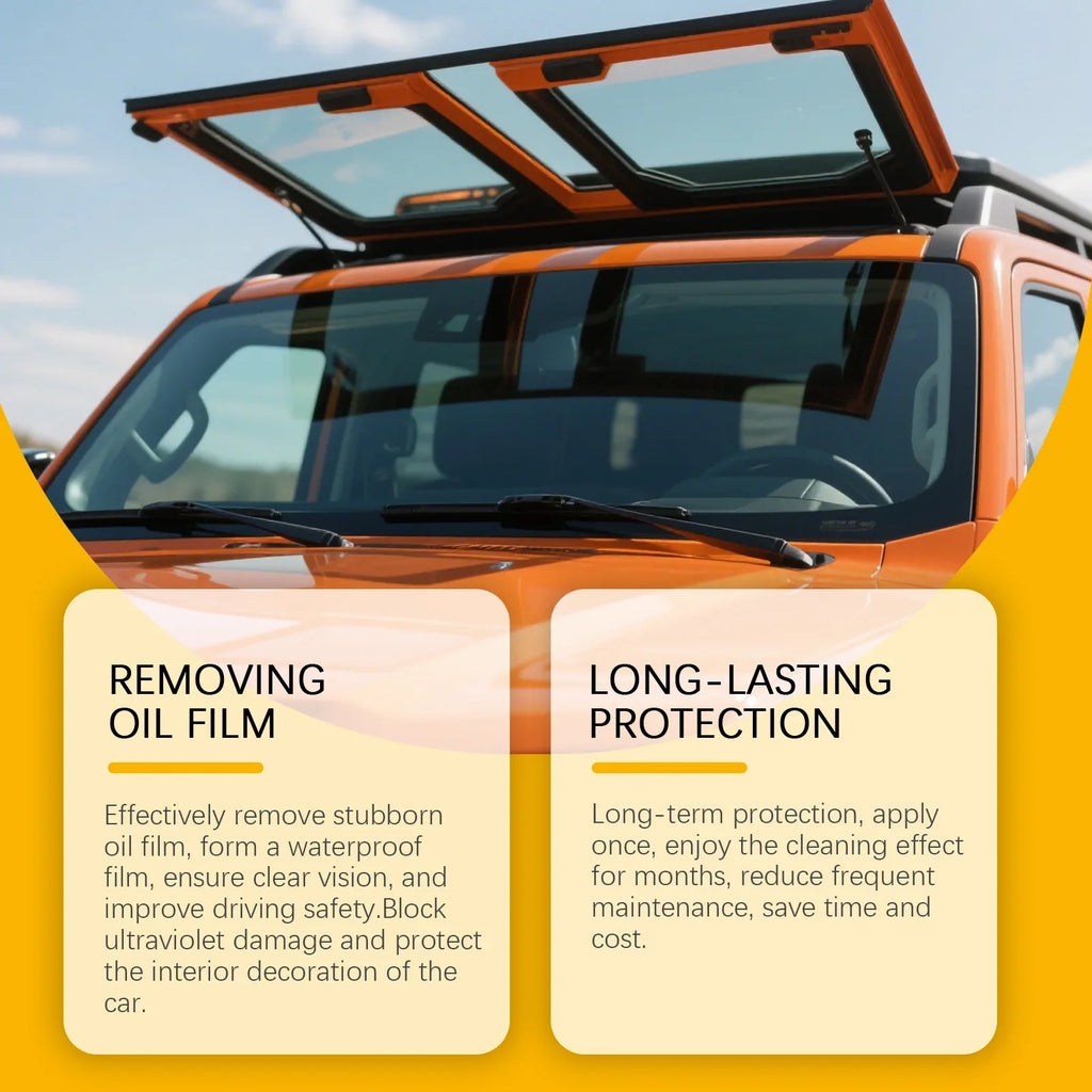RayHong Car Windshield Oil Film Remover Brush | Glass Cleaner