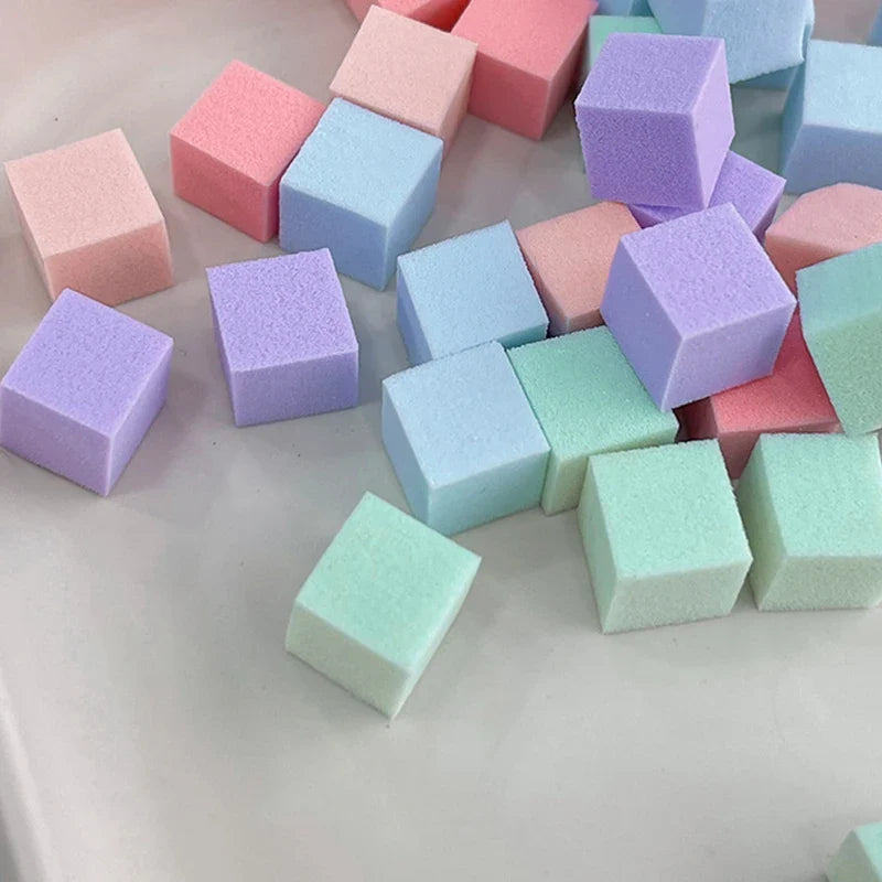 Nail Art Sponge Set 50/100 Pcs – Ombre Gradient Manicure Kit