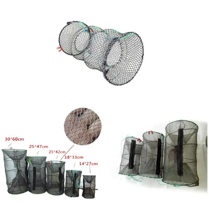 Collapsible Crab Shrimp Trap Net – Crayfish, Lobster & Minnow