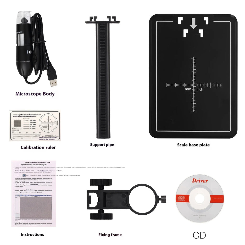 1000X USB Digital Microscope – Inspection & Measurement Tool