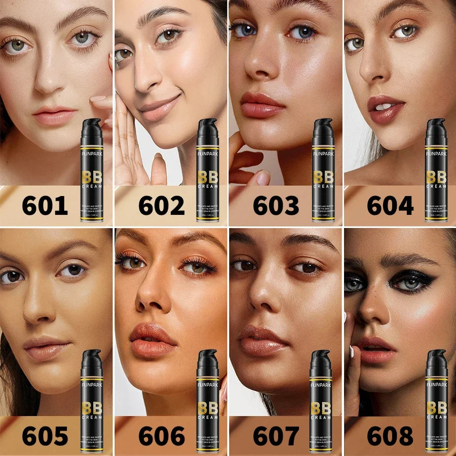 FUNPARK CC Cream Foundation – 8 Shades, Concealer & Coverage