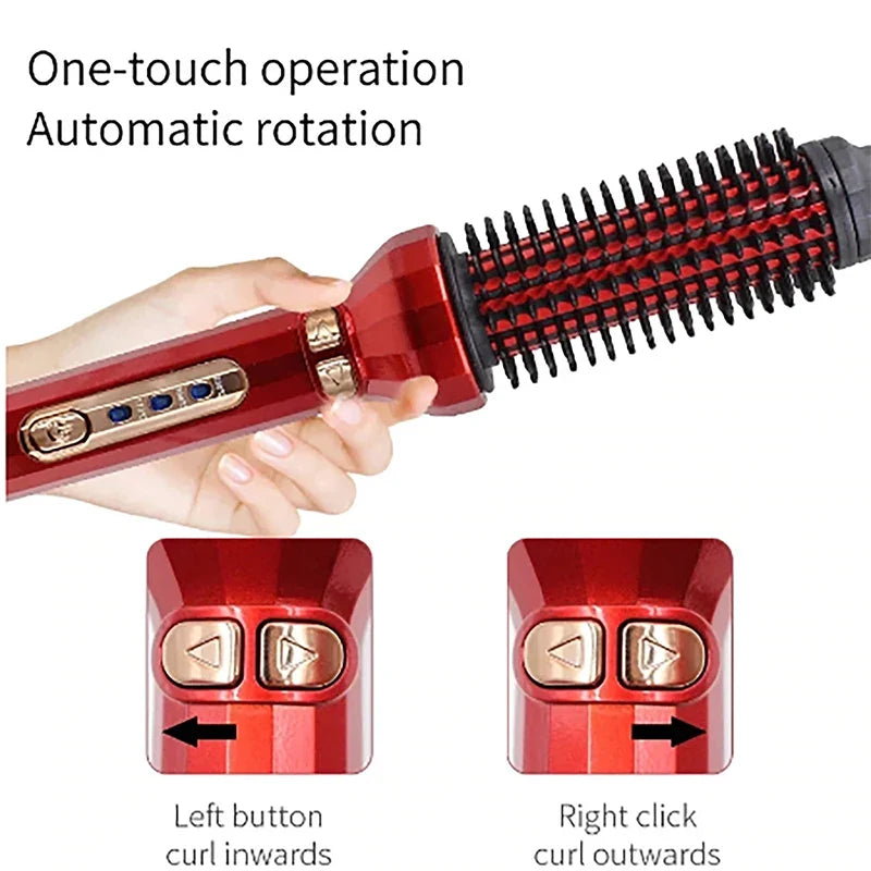 Automatic Ceramic Hair Curler Iron | PTC Heater & LED Display