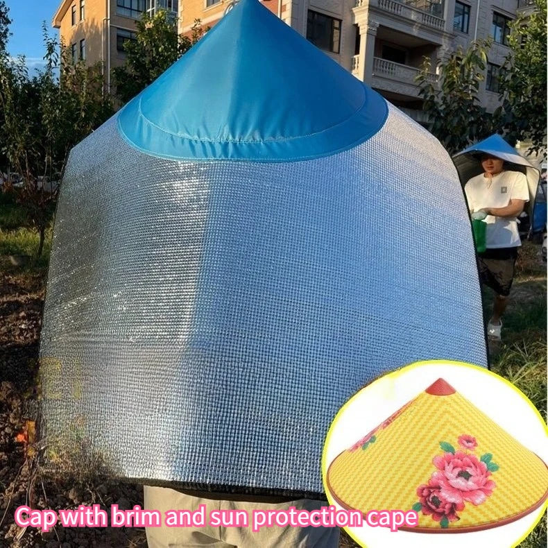 Unisex Wide Brim Sun Hat UPF 50+ – Mesh Back & Chin Strap