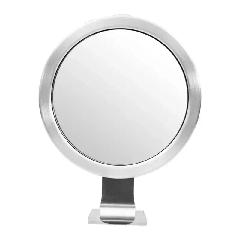 Anti-Fog Shower Mirror with Suction Cup & Shaver Holder