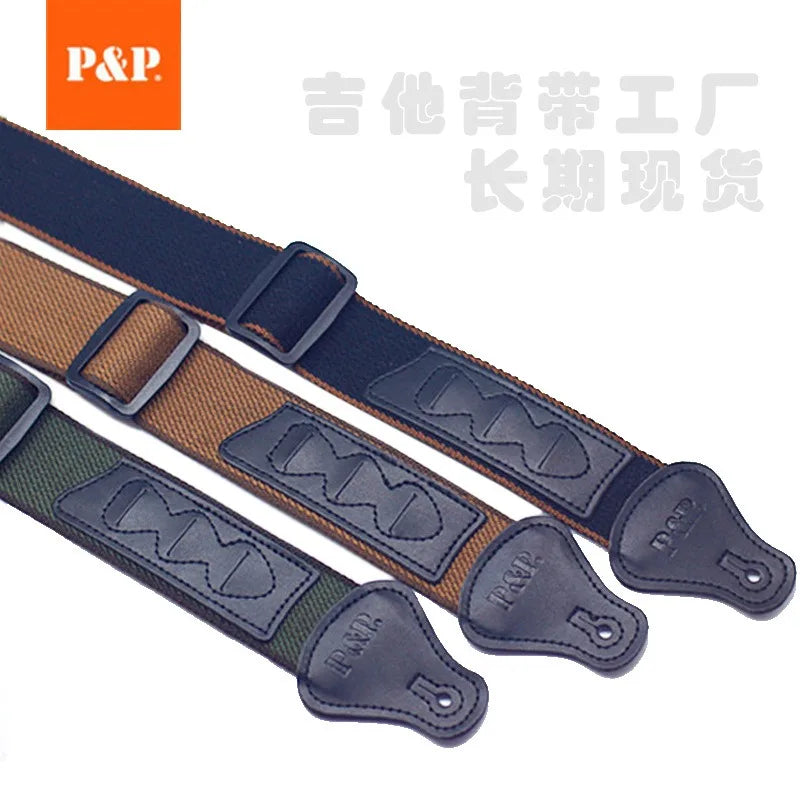 Cotton Guitar Strap Musical Instrument Accessory