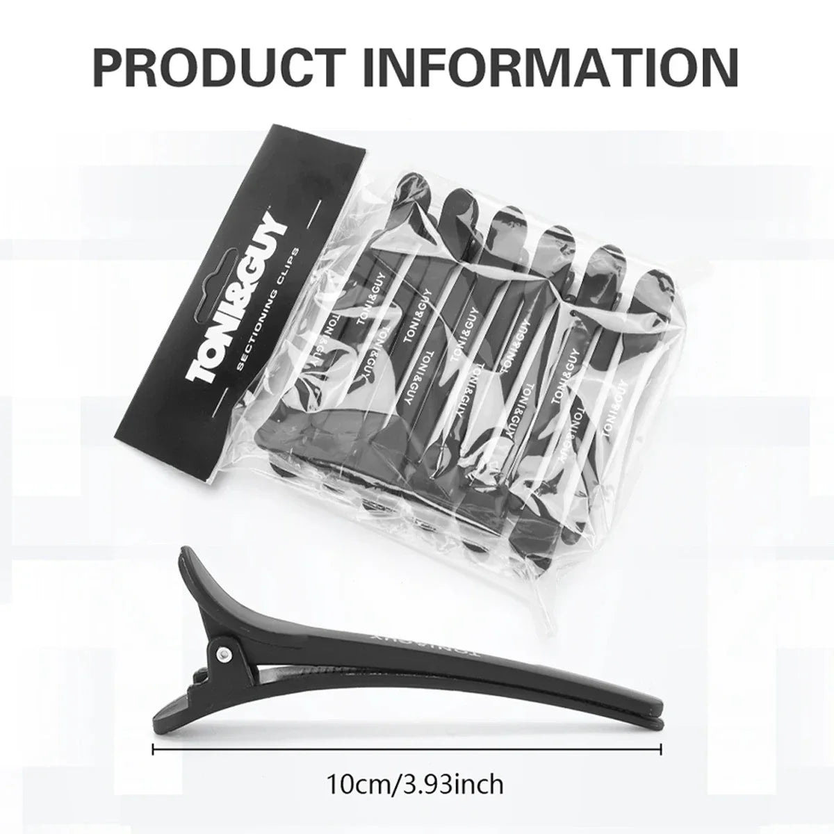 12-Piece Pro Hair Sectioning Clips – Barber & Salon Styling