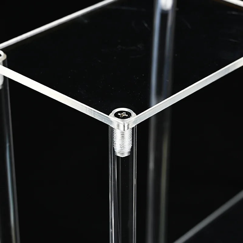 Acrylic Multi-Layer Ladder Display Stand for Collectibles