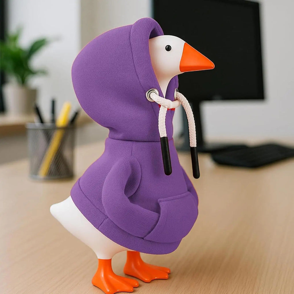7-Inch Desk Goose Hoodie Outfit | Tabletop & Porch Decor