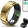 2025 Smart Ring Men Women Heart Rate Blood Pressure Monitor Smartring