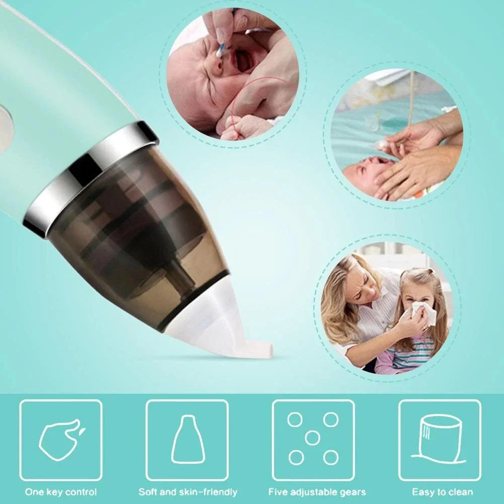 Jaysuing Electric Baby Nasal Aspirator – 5-Speed, USB Rechargeable