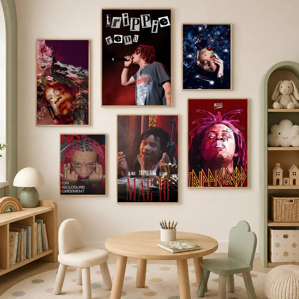 Trippie Redd Wall Poster – Self-Stick Waterproof HD Wall Art