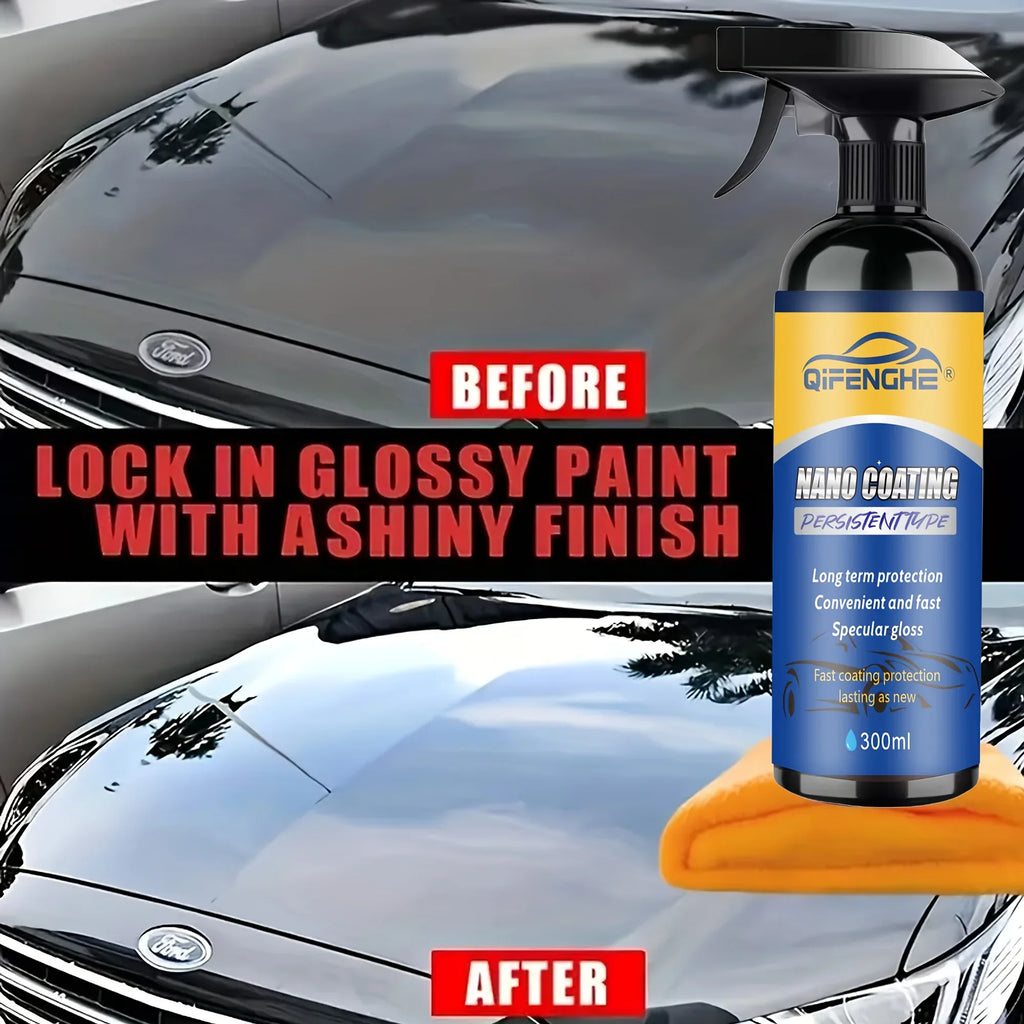 3-in-1 Nano Coating Spray – Gloss, Scratch Shield & Shine