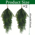Artificial Pine Teardrop Wreath – Outdoor Christmas Door Décor