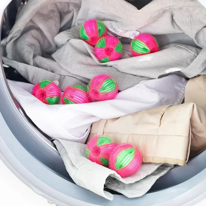 Laundry Lint & Hair Remover Balls – 6 or 12 Pack