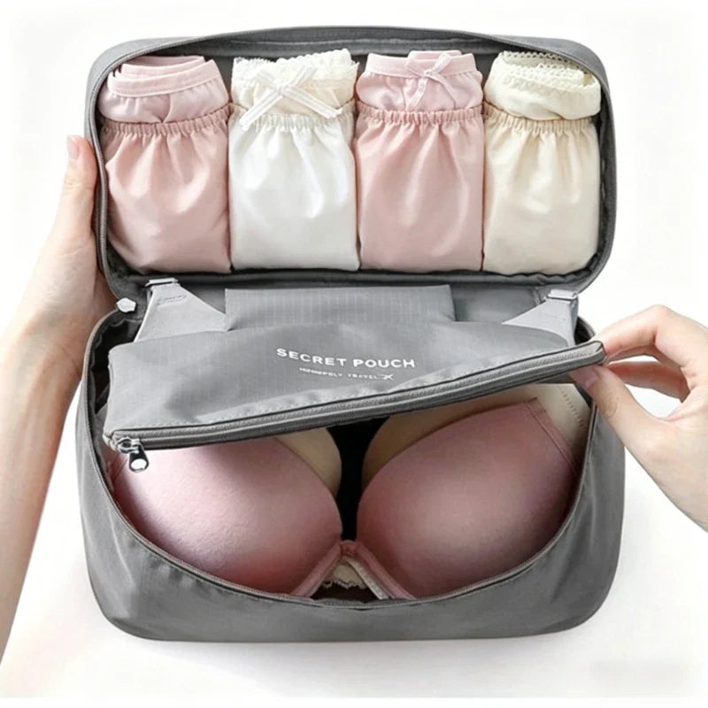 Multifunctional Travel Organizer Bag – Underwear & Toiletries