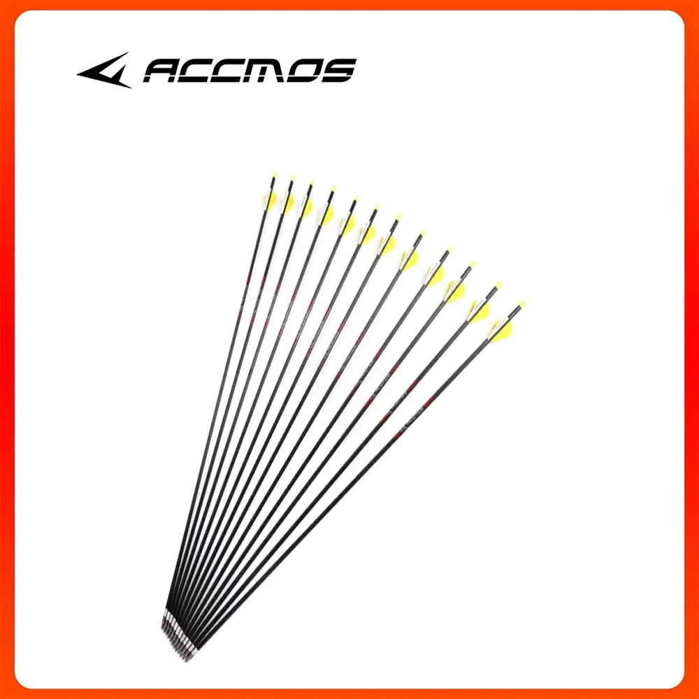 6 ID Pure Carbon Arrow Shaft Spine 300 700 Recurve Compound Bow