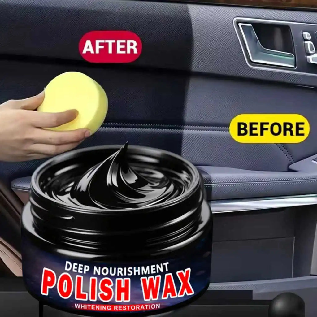 Car Plastic Restorer & Leather Renewal Wax – Back to Black