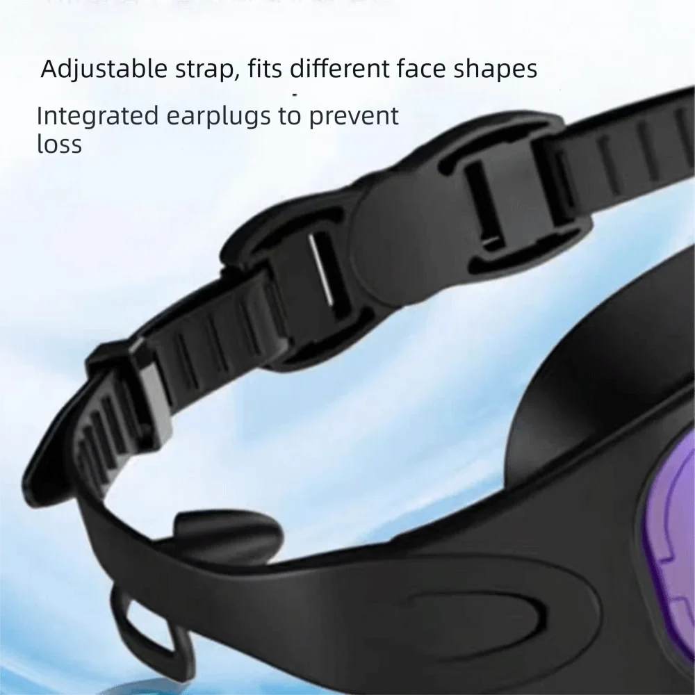 UV Anti-Fog Large Frame Swim Goggles – Coated Lens Adult