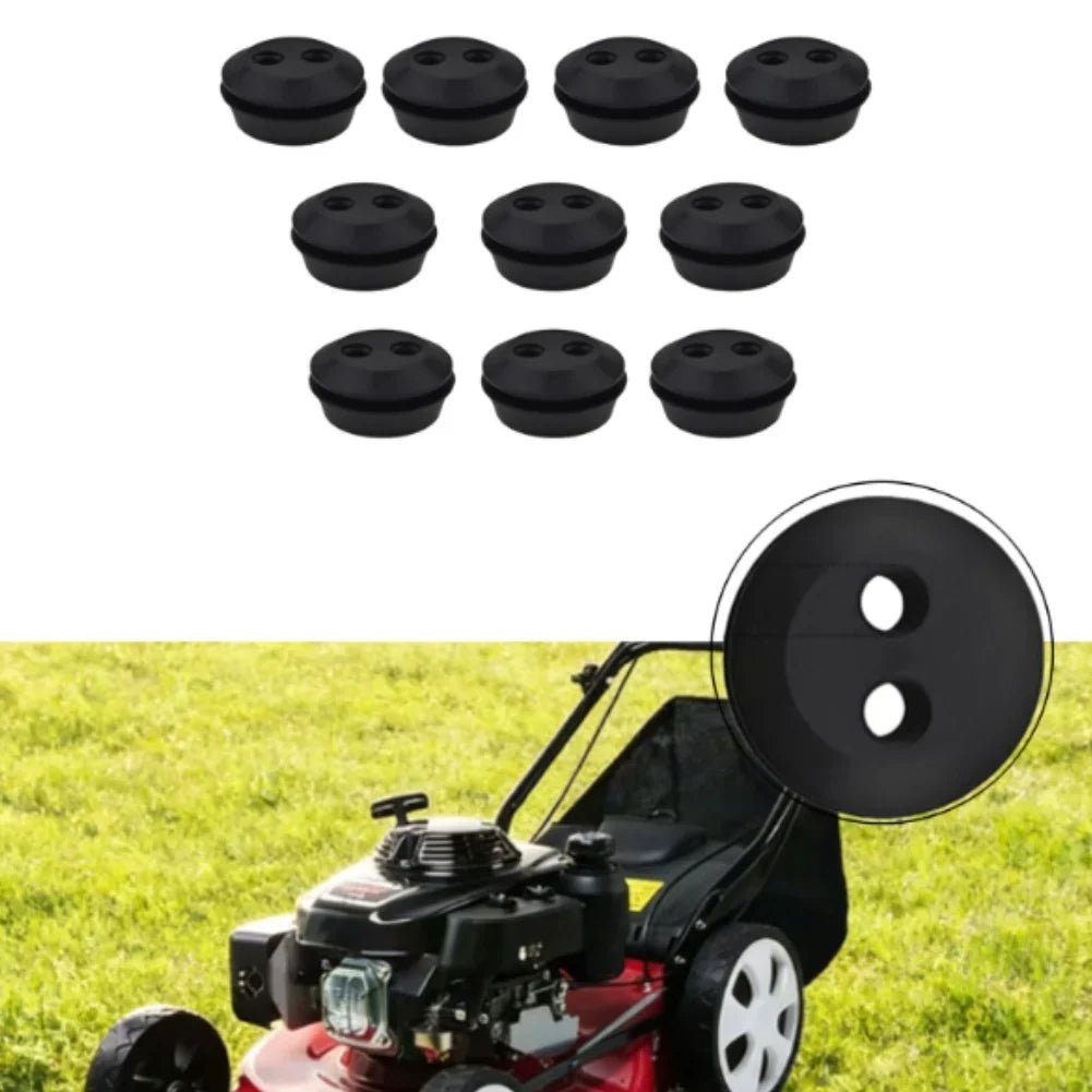 Fuel Tank Rubber Grommet 2 Holes 21 Trimmer Brush Seal Garden Supplies
