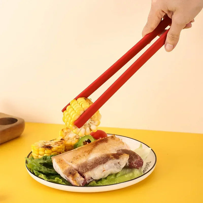 Silicone Food Tongs | Non-Slip BBQ & Kitchen Serving Tongs