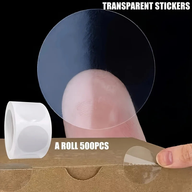Self-adhesive Transparent Stickers Wide Suitable DIY Packaging