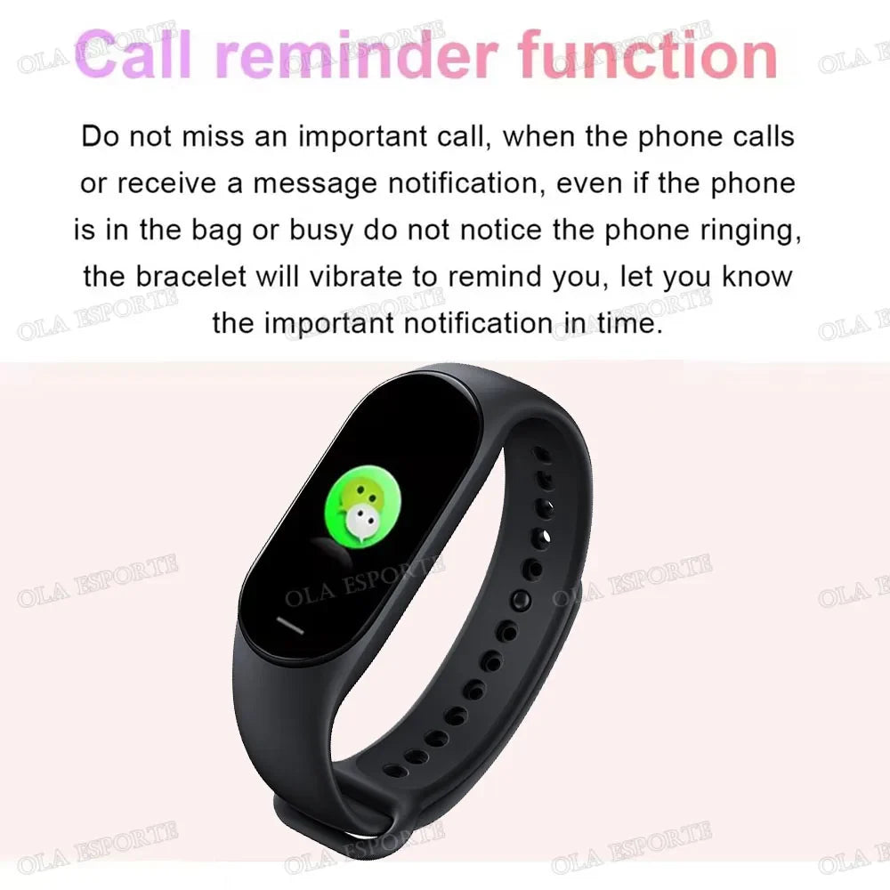 M9 Smart Watch – Fitness Tracker, Heart Rate & Music Control
