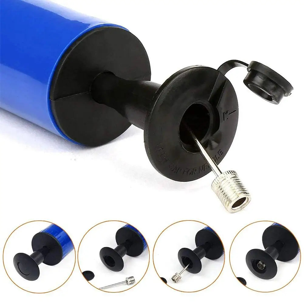 Mini Hand Ball Pump Kit – 7 Needles for Soccer & Basketball