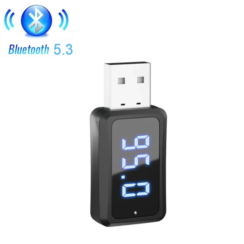 Bluetooth 5.4 FM Transmitter USB Car Kit | LED & Hands-Free