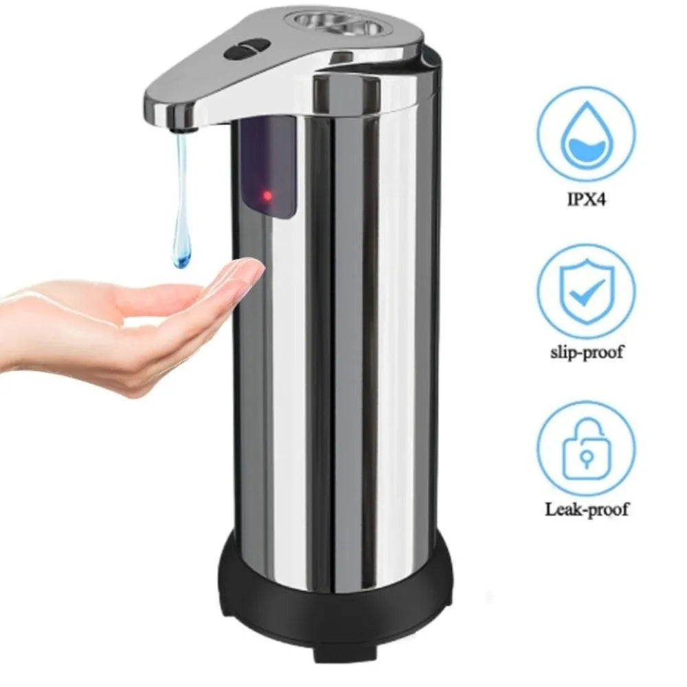 Stainless Steel Automatic Soap Dispenser Waterproof Electric