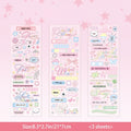 Notebook Series Stickers Korean Basic Versatile Small Elements