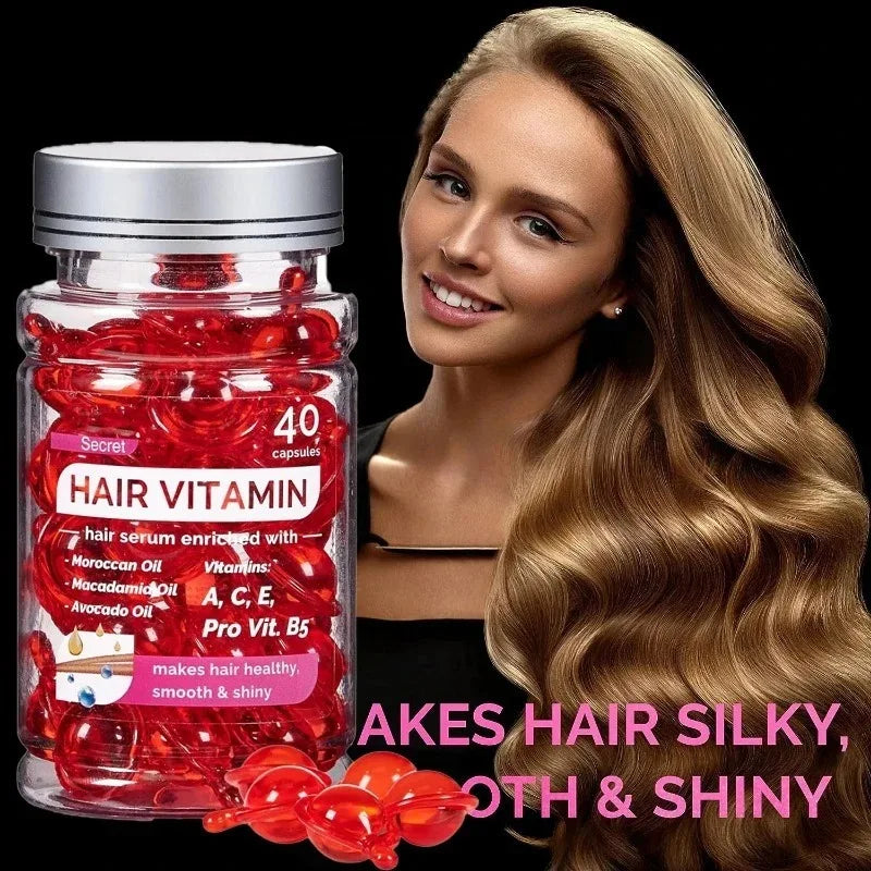 REAROYA Argan Oil Hair Treatment Capsules – Repair Split Ends