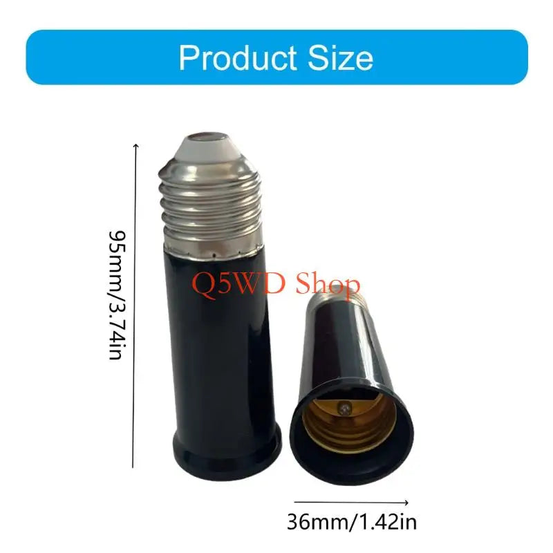 E27 Extended Lamp Holder 95mm Screw Base Socket – Easy Install