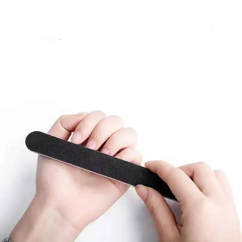 10-Pack Double-Sided Nail Files 100/180 Grit Manicure & Pedicure