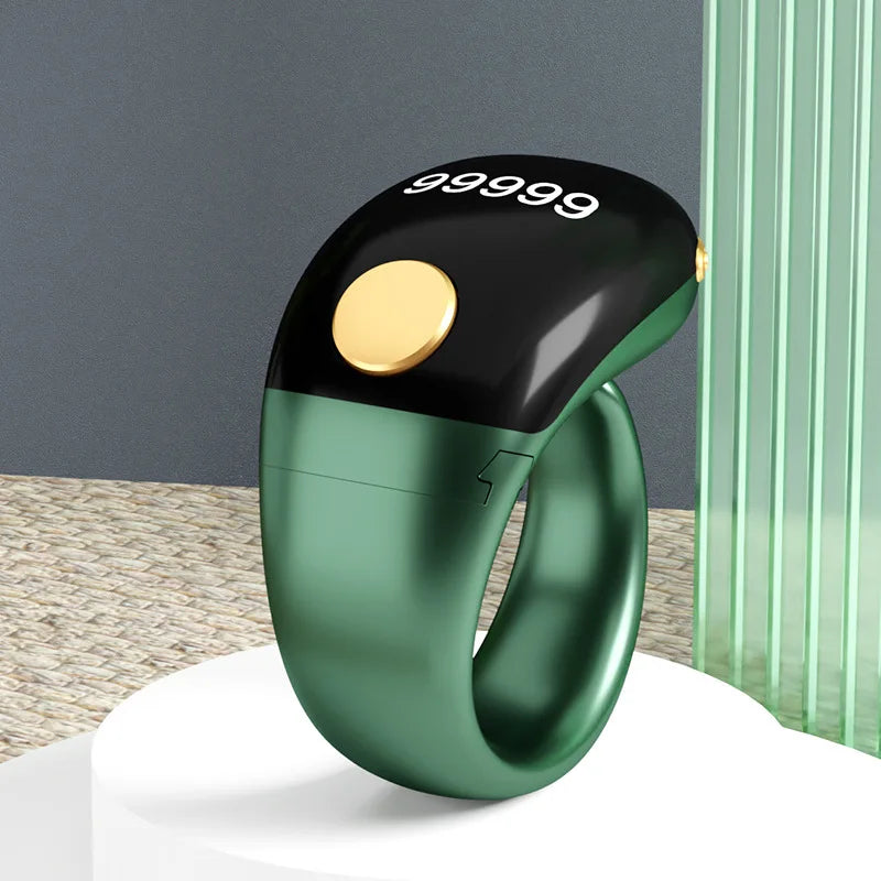 Rechargeable Smart Ring – Multifunctional Electronic Counter