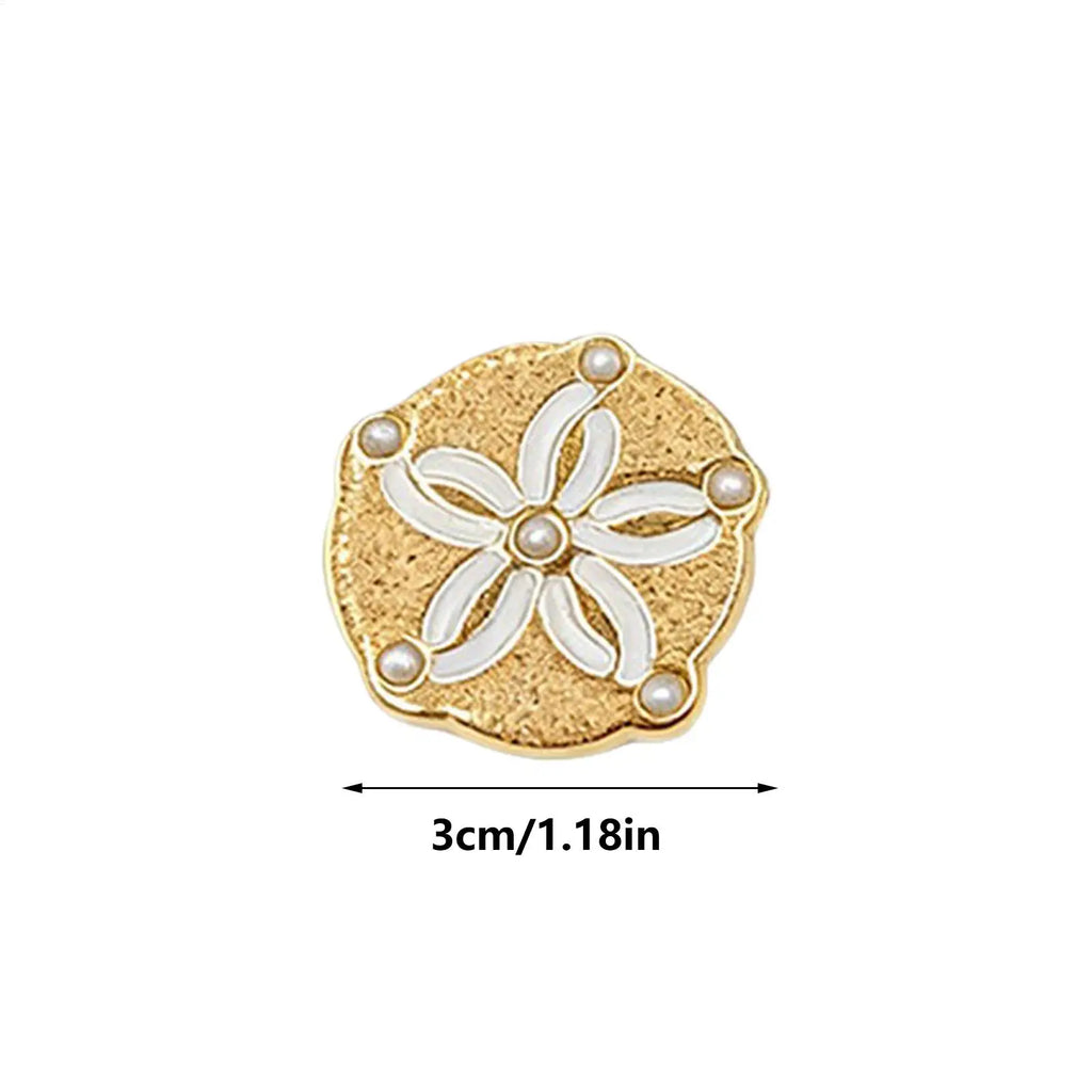 Sea Shell Slipper Charms – 6-Piece Sandal Decoration Set
