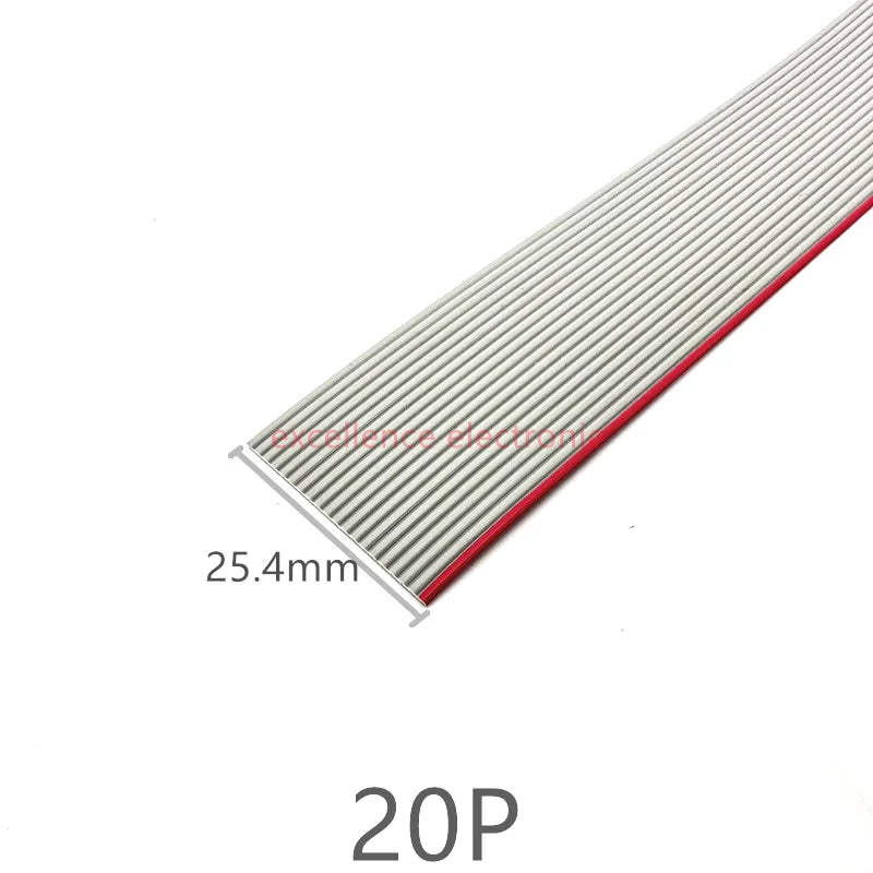 1 2 5 10Meter 6P 8 10 14 16 20 26 30 34 40 50 60 Pin Pitch Gray Flat