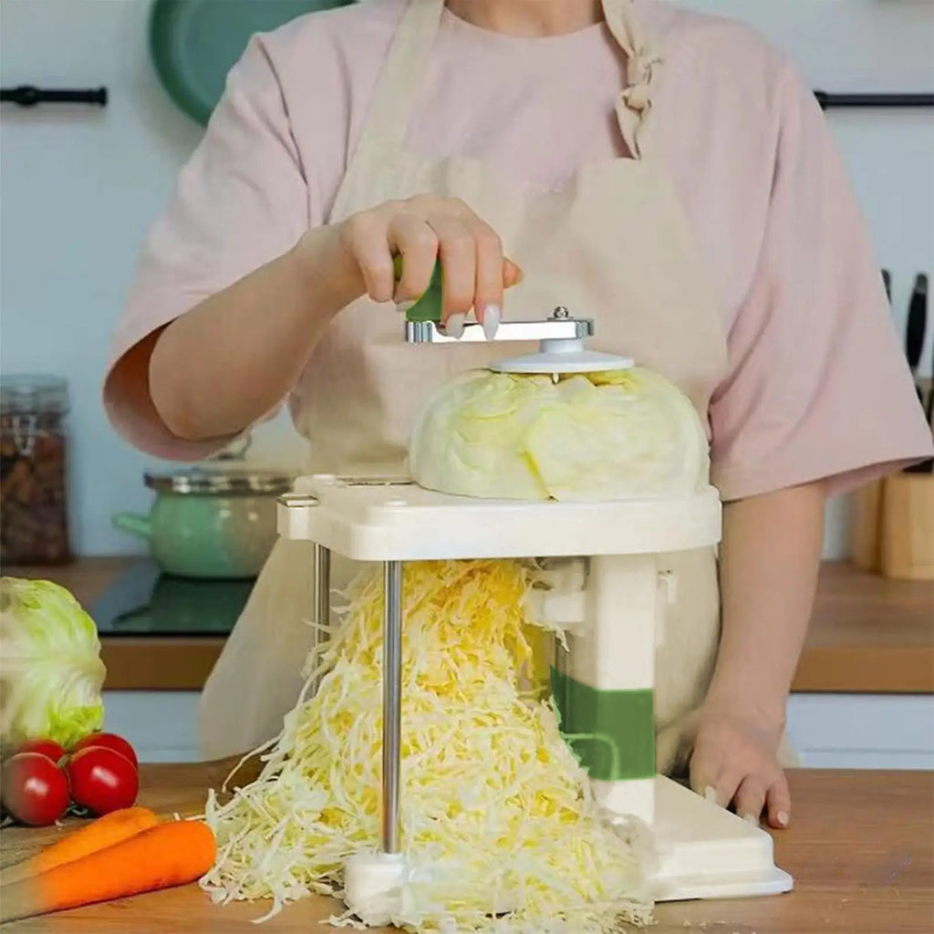 Manual Cabbage Shredder & Slicer for Sauerkraut & Coleslaw