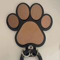 Fashionable Wooden Paw Print Wall Hooks Polished Handcrafted Towel