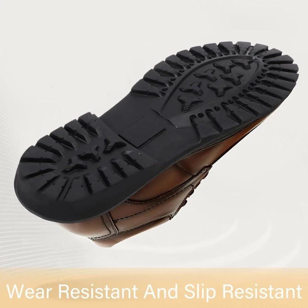 Rubber Full Replacement Shoe Sole Pair – Non-Slip Boot Repair