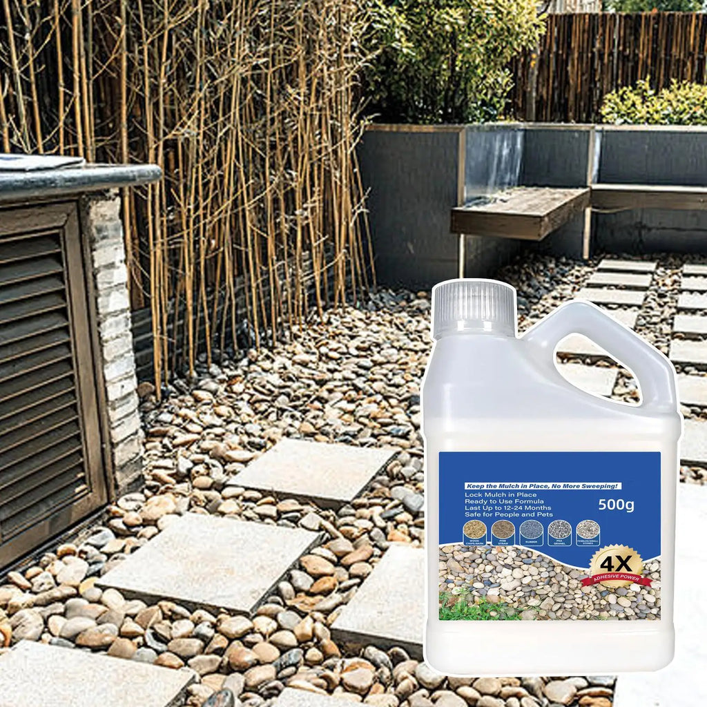 Mulch Rock Adhesive Pea Gravel Sticky Glue Fast Drying Outdoor Yard