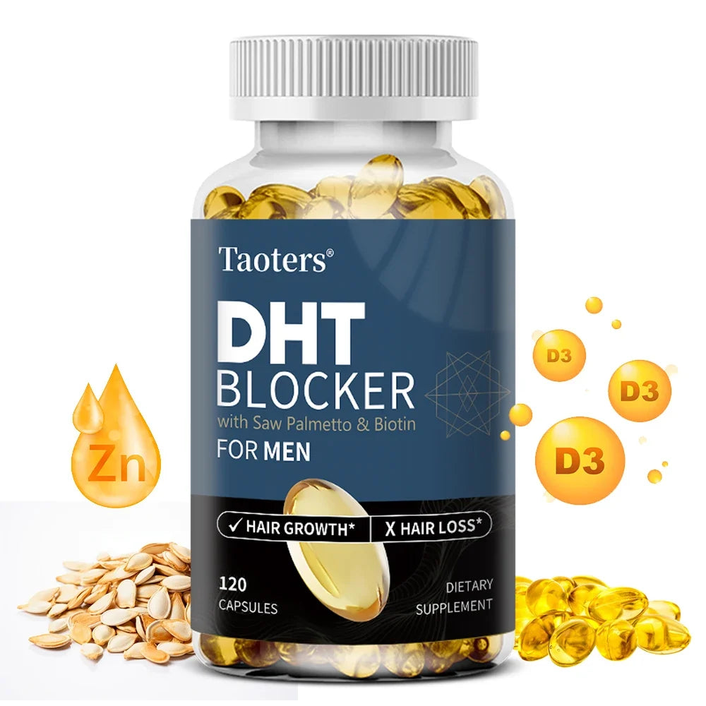 DHT Blocker Hair Growth Supplement – Saw Palmetto & Biotin