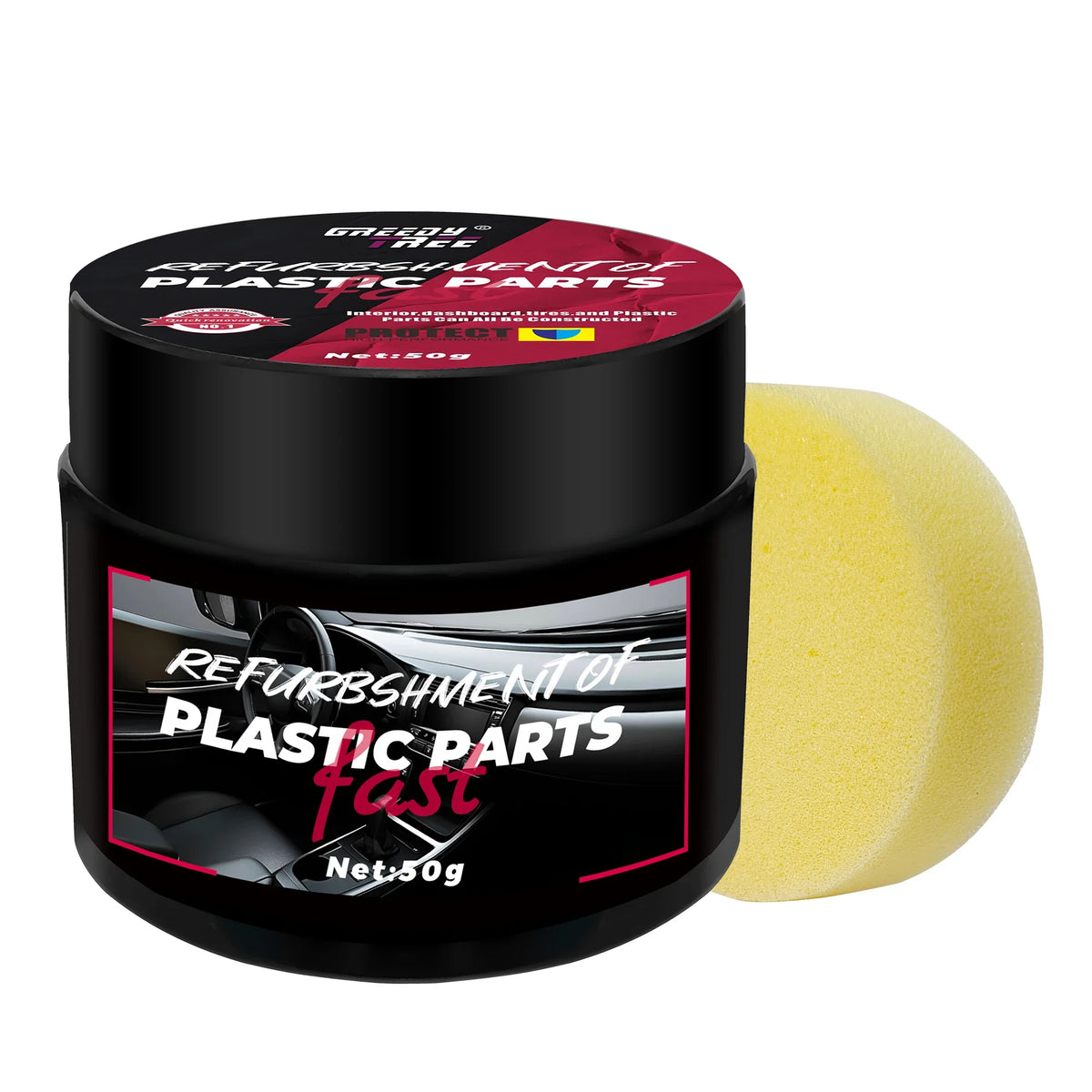 Car Interior Renovation Wax | Plastic Restorer & Tire Shine