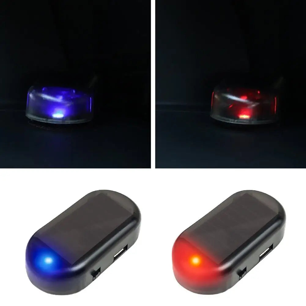 Solar Dummy Car Security Light – LED Simulated Alarm Warning Lamp