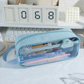 Transparent Large Capacity Pencil Case – Waterproof PVC Pouch