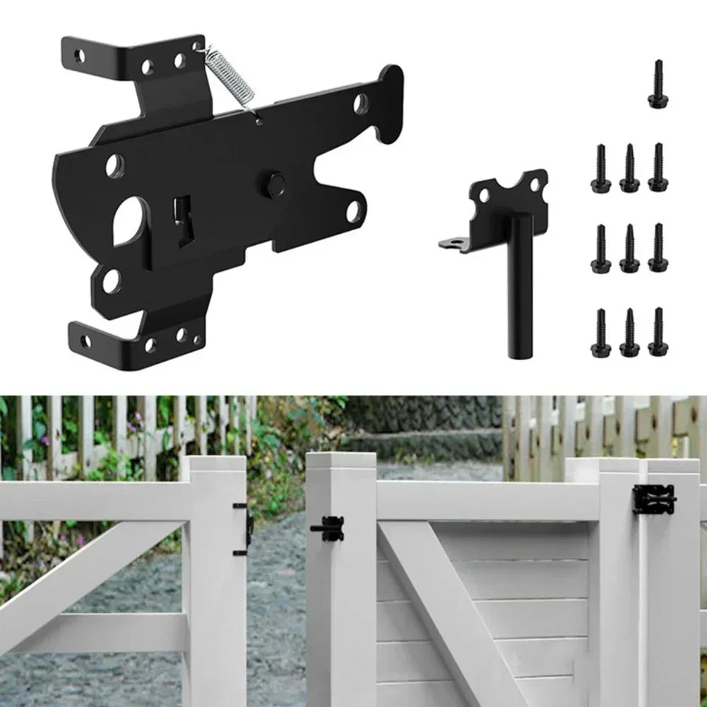 Stainless Steel Fence Gate Hinges Set | Garden Door Hardware