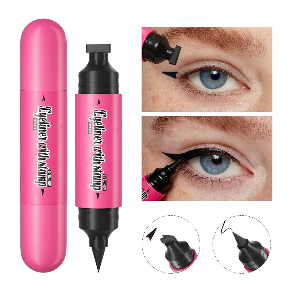 Hello Kiss Dual-Ended Stamp Liquid Eyeliner – Waterproof