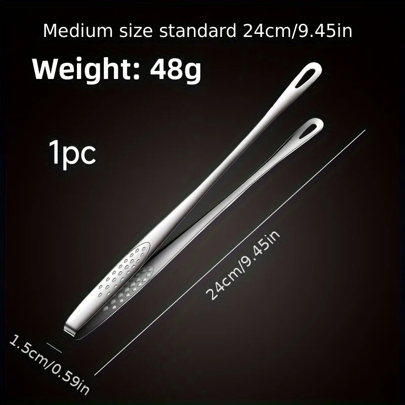 Stainless Steel BBQ Tongs | Barbecue, Bread & Ice Clips 1-2pc