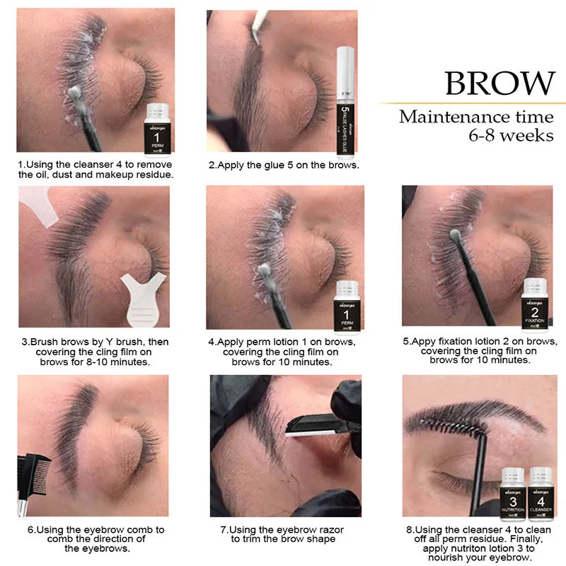 De Permanente Pesta As Y Cejas Lifting Definici N Con