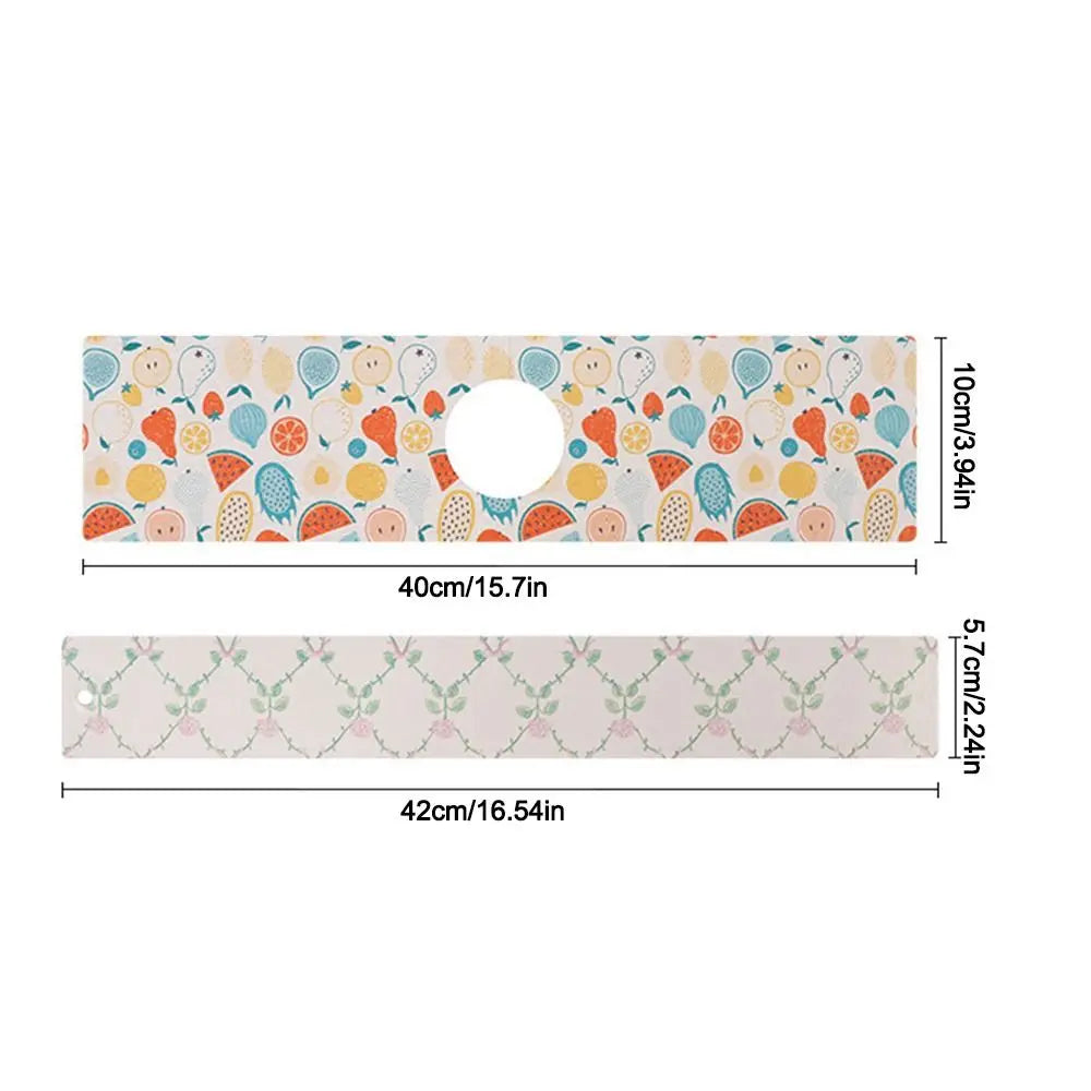 Reusable Sink Absorbent Sticker Washable Splash Guard Expanding