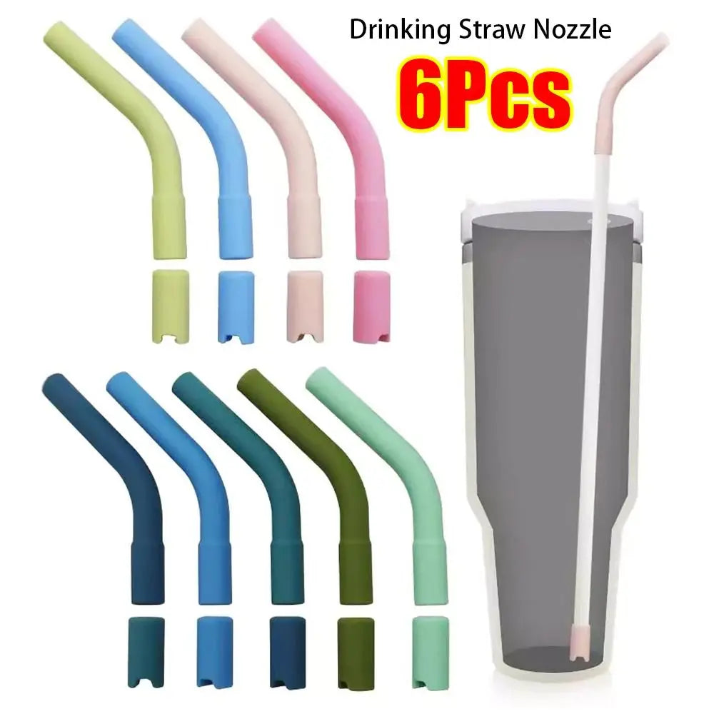 Drink Blender Stick Drinking Straws Nozzle Tea Coffee Juice Universal